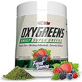 EHPlabs OxyGreens Super Greens Powder - Spirulina & Chlorella Superfood, Green Juice Powder & Greens Supplements with Prebiot