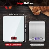 201 Digital Kitchen Scale 5kg Backlit LCD Tempered Glass Platform view 7