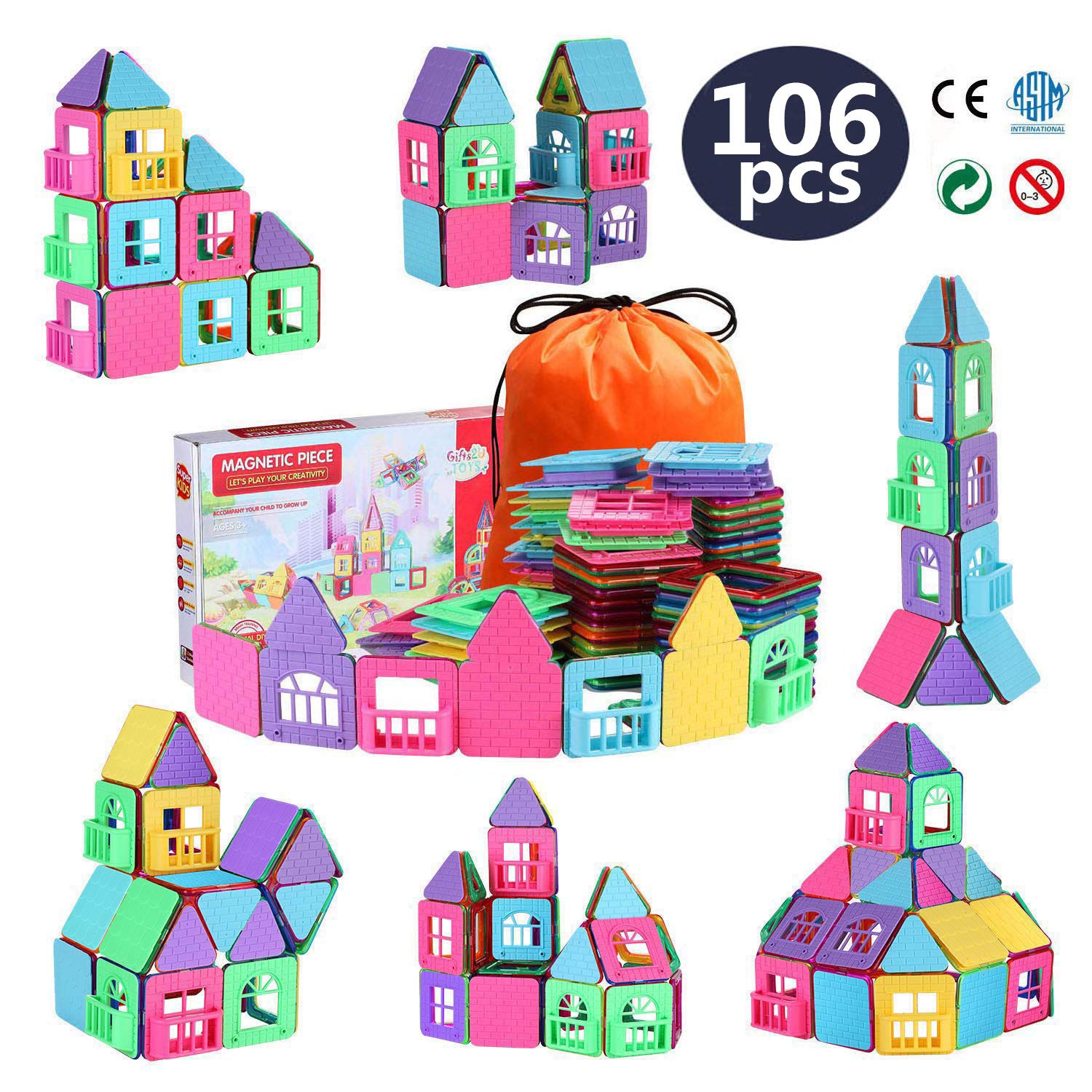 crenova magnetic building blocks