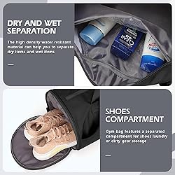 Gym Bag for Women,Sports Bag with Shoes Compartment