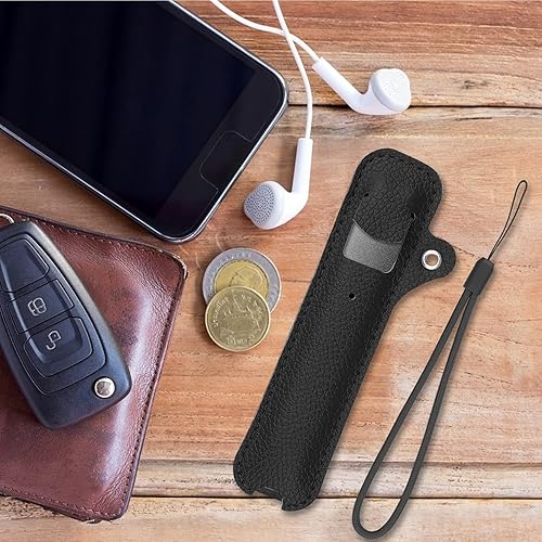 Leather Case for JUUL Holder, Long Lanyard Necklace, Pen Cover