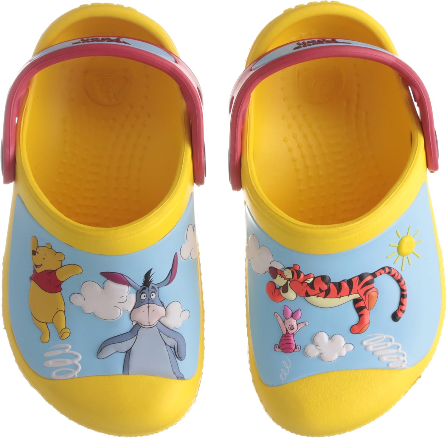 Amazon クロックス クロッグサンダル Yellow Red C12 13 18 5cm Crocs クロックス サンダル