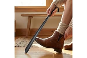 Metal Shoe Horn Long Handle for Seniors