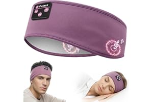 Fulext Sleep Headphones Bluetooth Headband,Sleeping Headphones Sports Headband Headphones, Long Time Play Sleeping Headsets w