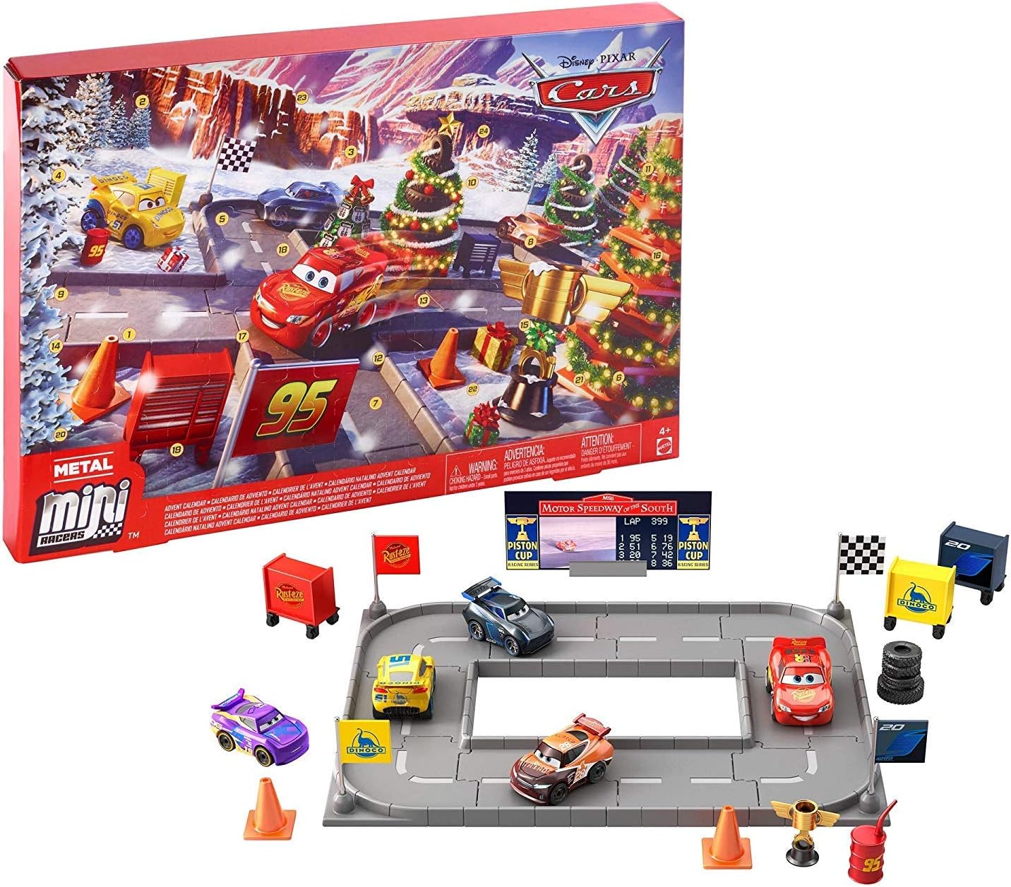 Amazon Disney Pixar Cars ディズニー ピクサー カーズ アドベントカレンダー Advent Calendar 24個 フィギュア セット ミニカー レール おもちゃ 男の子 並行輸入品 ミニカー ダイキャストカー おもちゃ