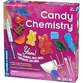 Thames &amp; Kosmos Candy Chemistry | Science Kit | Rock Candy, Chocolates, Gummy Bears, Wintergreen Candies | 48 Page Full-Color Manual | Ages 10+ | Learn Chemistry, Have Fun | Cooking Science