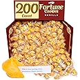 Snackathon Fortune Cookies, Individually Wrapped, Bulk Pack, Premium USA Made (200 Count, Vanilla)