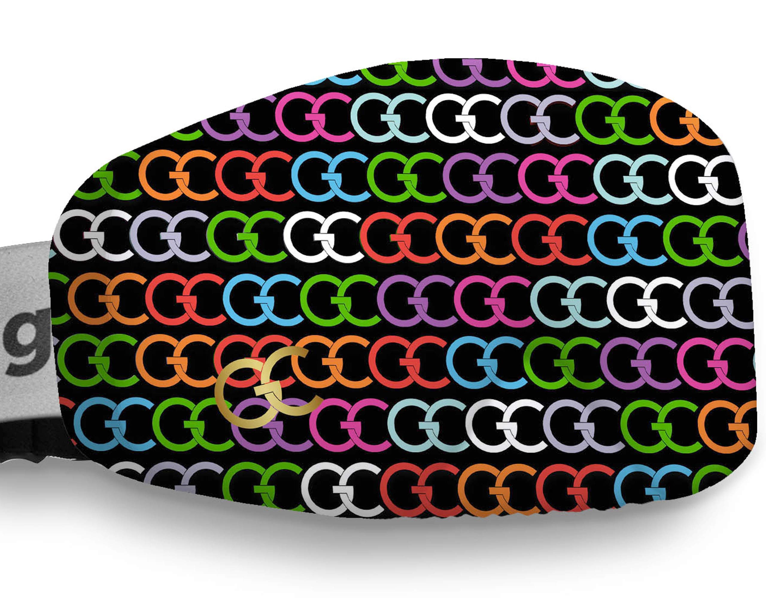 GogglesCover Ski Goggles Protective Cover, Protective Goggle Cover Portable, Ski Goggle Cover Sleeve Anti-Scratch, Ski Goggles Accessories, Ski Equipment, GC Black Design