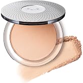 P&Uuml;R 4-in-1 Pressed Mineral Makeup Powder Foundation with SPF 15 | Buildable Foundation Coverage - Smooth, Even-Looking Complexion Makeup Delivers Custom Coverage and Comfortable Everyday Wear