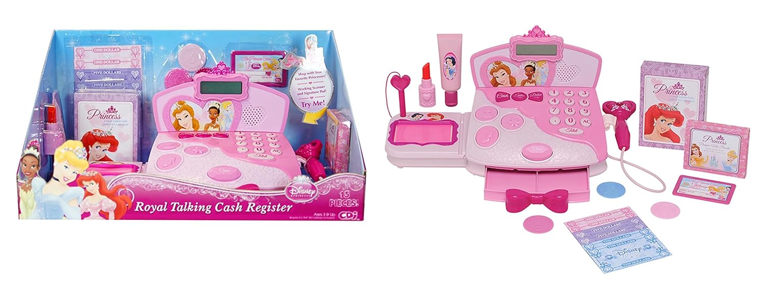 disney princess royal talking cash register