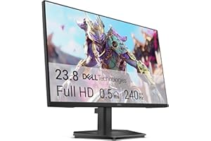 Dell 24 240Hz Monitor - SE2426HG - 23.8-inch FHD (1920x1080) 240Hz Display, in-Plane Switching (IPS) Technology, AMD FreeSync