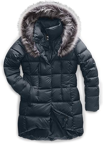 north face puffer with fur hood