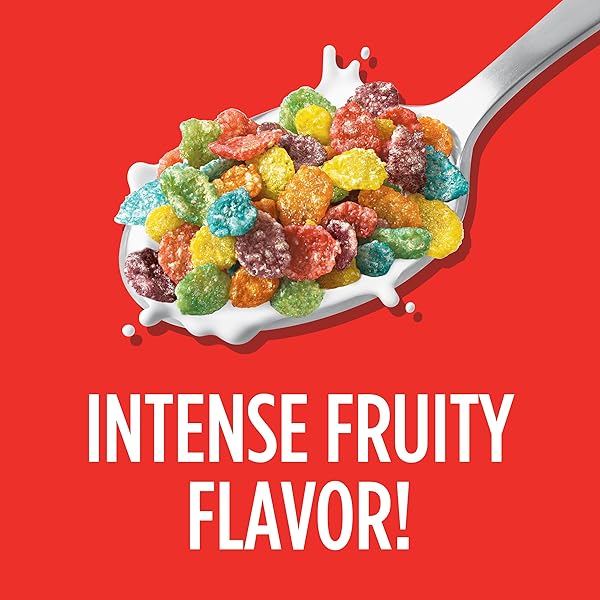 POST FRUITY PEBBLES MARSHMALLOW CEREAL, FRUITY KIDS CEREAL WITH MARSHMALLOWS, GLUTEN FREE, 18 OZ BOX