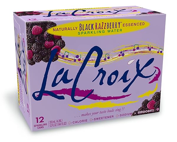 LA CROIX SPARKLING WATER, BLACK RAZZBERRY, 12 FL OZ (PACK OF 12)