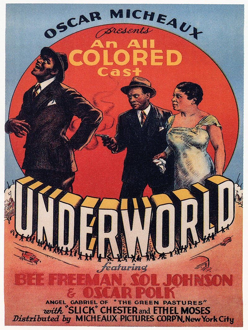 777 Tri-Seven Entertainment Underworld Movie Poster Oscar Micheaux (1937), 18" x 24"
