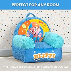 Delta Children - Blippi Cozee Buddy Kids Chair, Blue