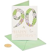 Papyrus 90th Birthday Card (Warm Memories)