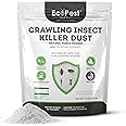 Crawling Insect Killer Dust, 1 lb. | Natural, Plant-Based Killer for Silverfish, Roaches, Ants, Ticks, Fleas and More | Home Pest Powder for Indoor and Outdoor Perimeter | Low Odor and Non-Staining