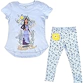 Disney girls Disney's Wish Girls T-shirt & Legging 2pc Set - Asha, Valentino, Star - Girl 4-16