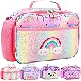 RHCPFOVR Kids Lunch Bag - Insulated Lunch Box for Boys Girls,Washable Lunch Bag and Reusable Toddler Leak-proof Lunchbox for School and Daycare