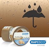 Rapesco 1696 Strong Packing Tape 50mm x 60m Brown Pack of 2 view 3