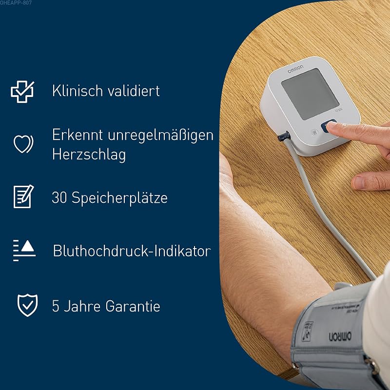 X2 Essential digitales Oberarm-Blutdruckmessgerät, 22-32 cm