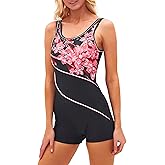 karrack Womens Athletic One Piece Swimsuit for Women Racerback Sport Swimsuits Modest Swimwear Training Competition