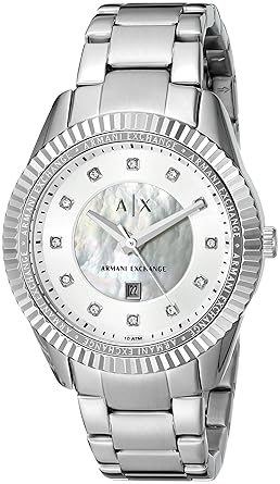 Armani Exchange Dylann Analog Silver Dial Womens Watch - AX5430