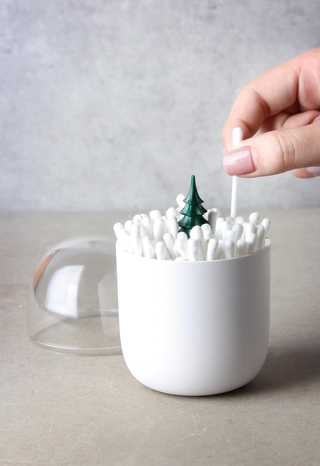 A very merry Christmas-y cotton bud holder -Weird but actually smart Christmas gifts for guys - Todaywedate.com