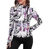 Avoogue Women Lightweight Active Jacket Full Zip Workout Running Yoga Athletic Outerwear with Pockets