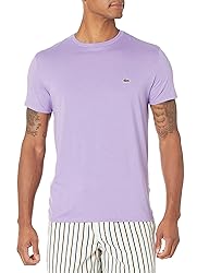 Lacoste Mens Short Sleeve Crew Neck Pima Cotton