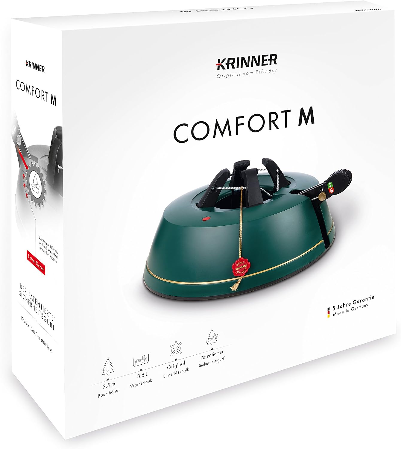 Krinner Comfort M christmas tree stand - max tree size 250 cm - max. tree diameter 11 cm - Image 3