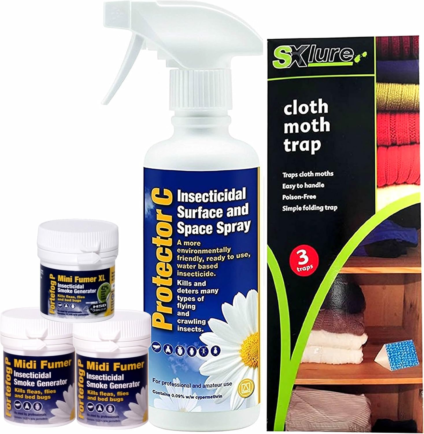 Direct Sales Carpet/Clothes Moth Killer Spray Treatment Complete Kit