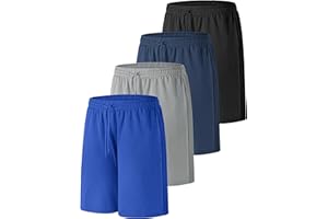 Resinta Boys Shorts Toddler Boy Shorts Athletic Quick Dry Kids Basketball Soccer Gym Shorts with Pockets Elastic Waist