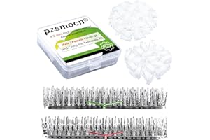 Pzsmocn 180 Pieces / 30 Sets 4.2 mm Pitch 2 Pin Automotive Cable Connector Adapter Assemblies Male/Female Housings and Crimp Pin Terminals Kit. for AWG24# Cables.