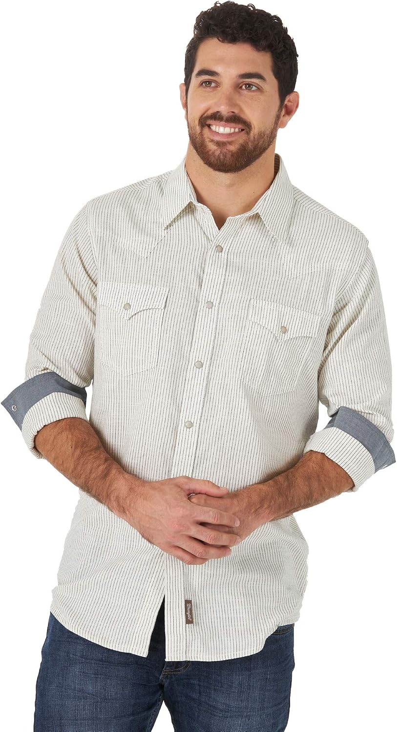 mens 2 pocket long sleeve shirts