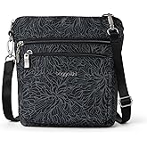 Baggallini Modern Pocket Crossbody Bag for Women, 8.5"x8.5" Handbag Purse with RFID, Lightweight Water-Resistant