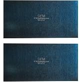 DFM Tool Works Rectangle Card Scraper - Precision Cabinet Multi-use Scraper for Woodworking, Wood Fine Finishers, Glue Scraper, Quality Handcrafted Card Shaping Tool - Made in USA, 2 Quantity - Blue