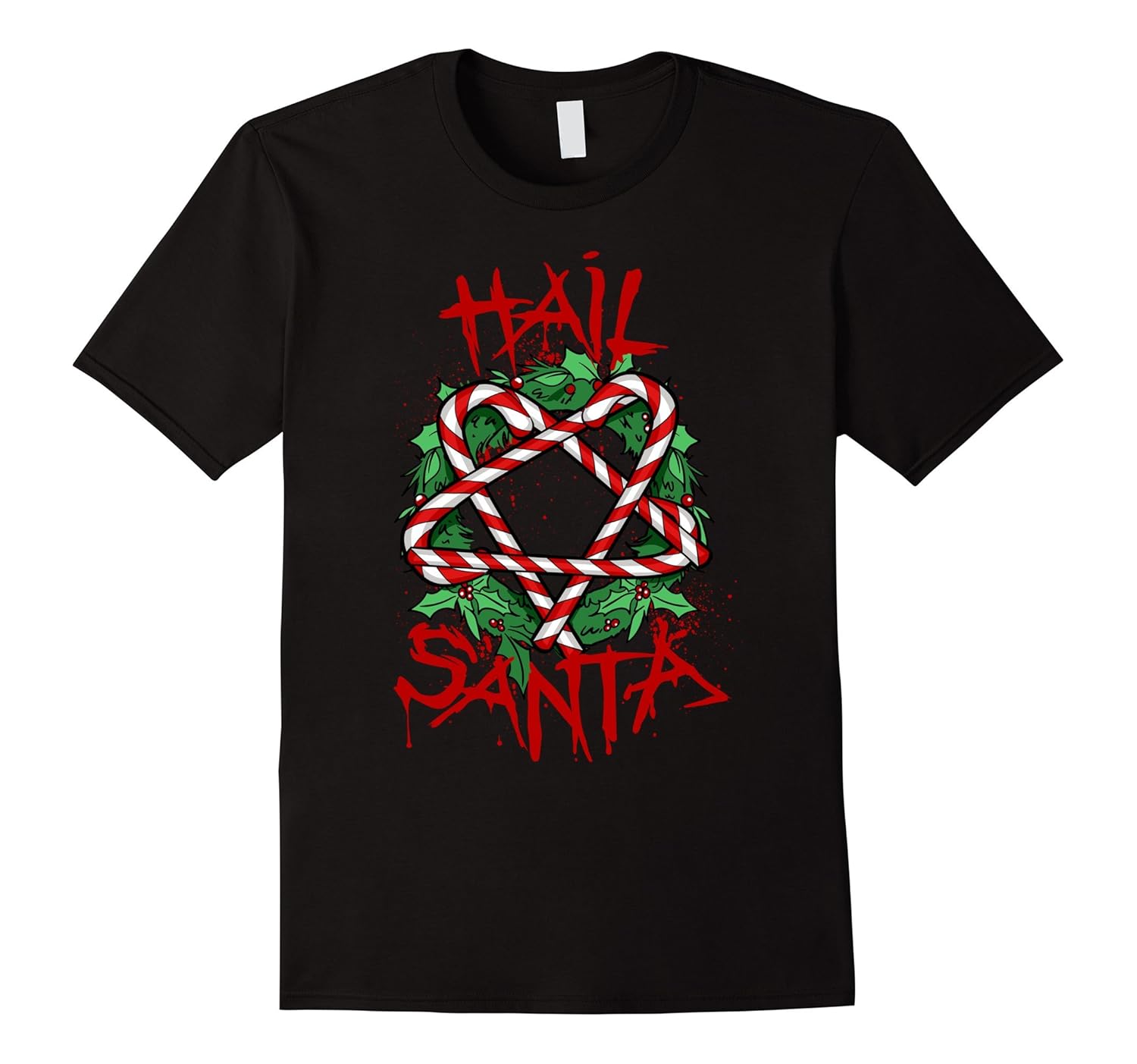 Awesome Christmas Shirt - Hail Santa-Rose