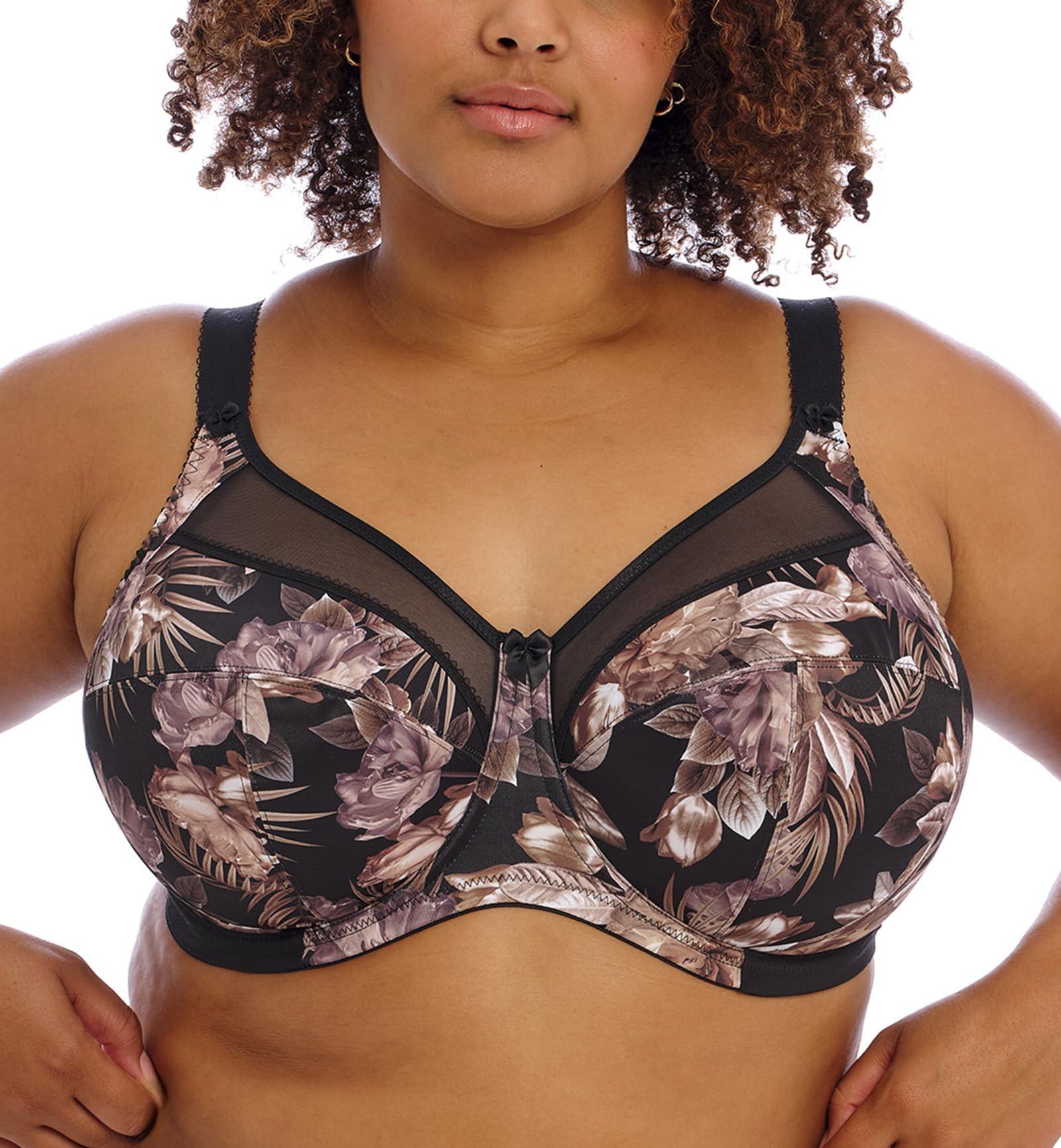 GODDESS Women’s Kayla Underwire Banded Bra,Dark Tropical,46I