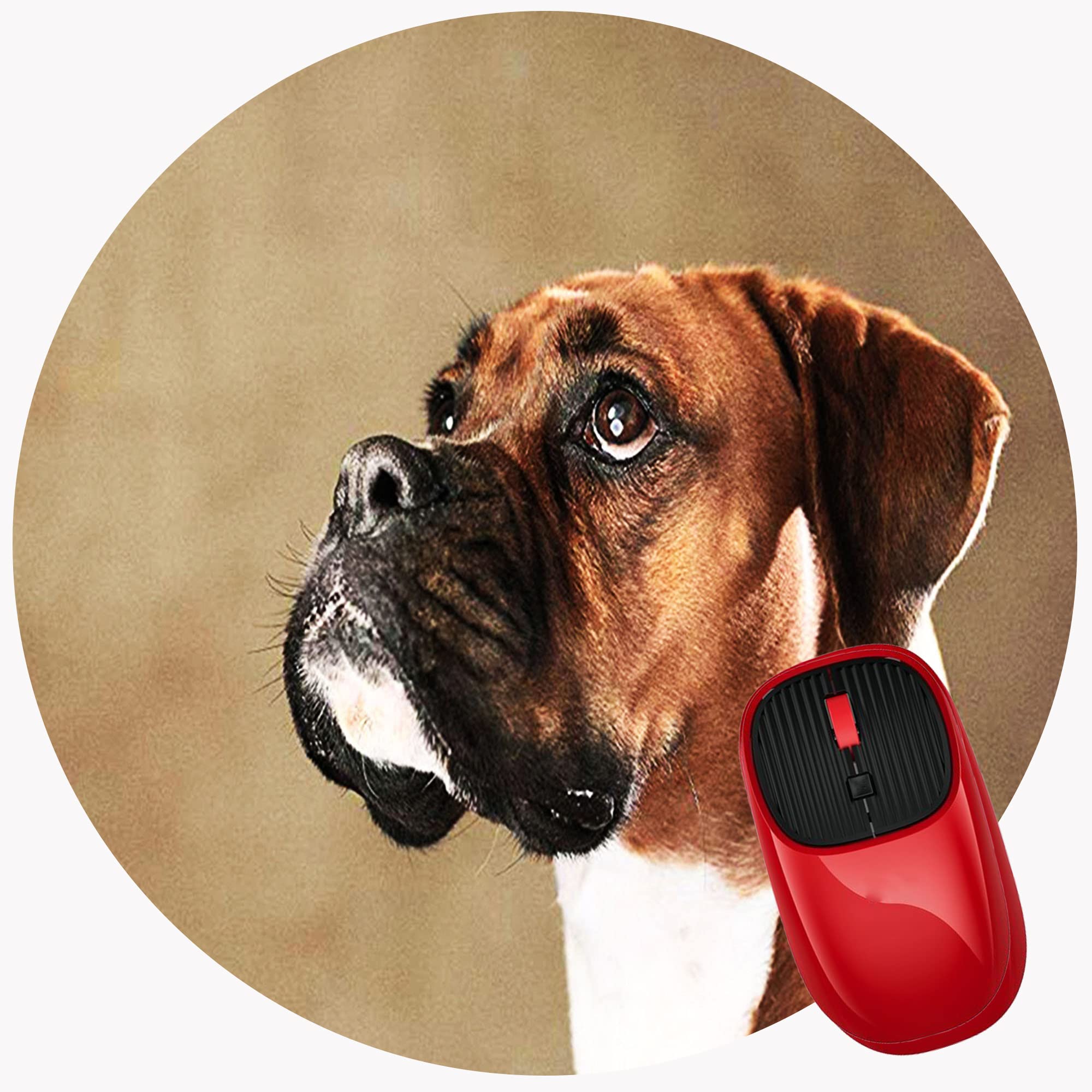 Mouse Pad Lovely Boxer Dog, Premium-Textured Mouse