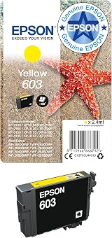Epson 603 Yellow Starfish Genuine Ink Cartridge