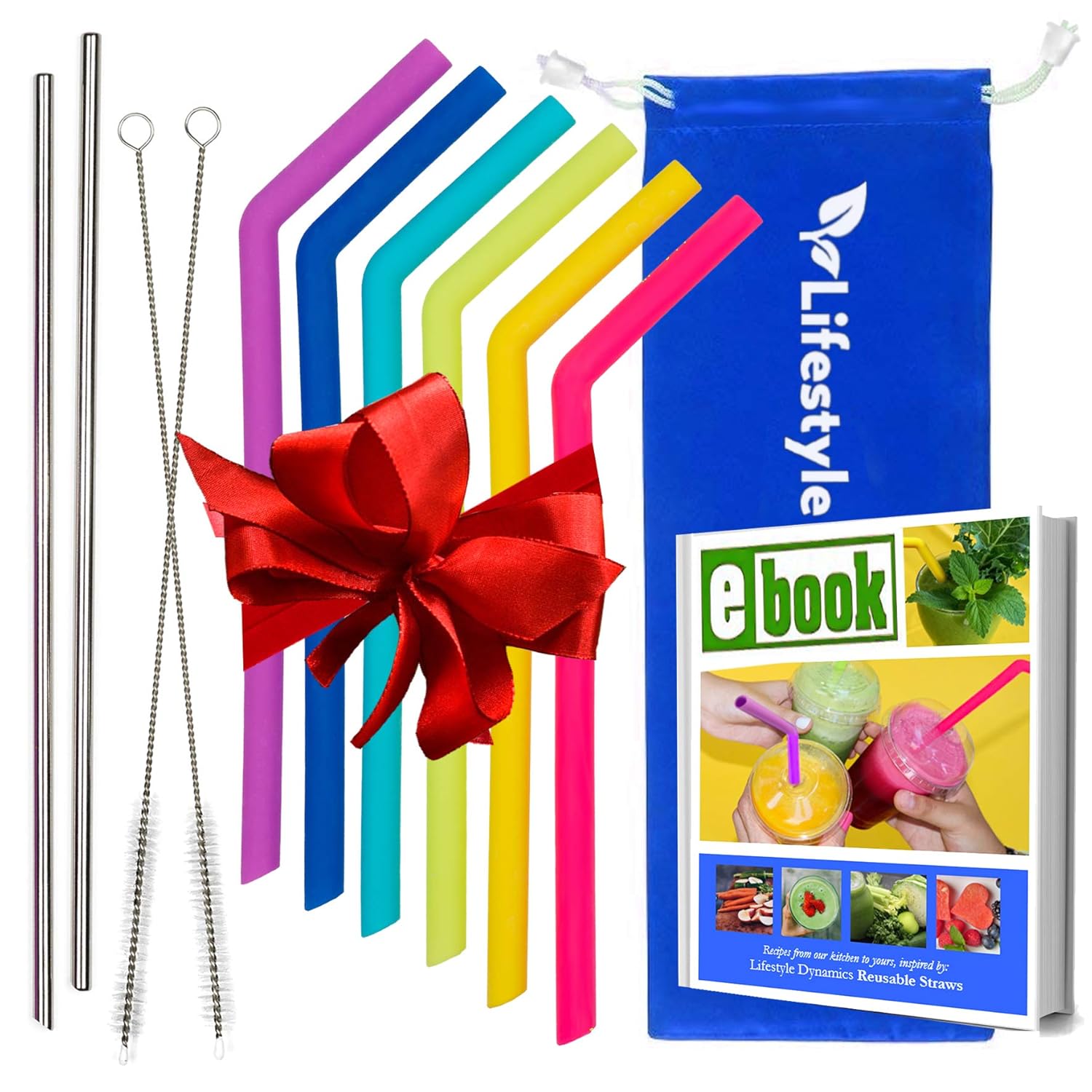 Best reusable straws dishwasher safe 11 inch