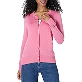 Amazon Essentials Women's Lightweight Crewneck Cardigan Sweater (Available in Plus Size)