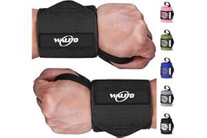 WALITO Wrist Wraps for Weightlifting-21" Lifting Wrist Straps for Weightlifting,Weight Lifting Wrist Wraps with Thumb Loop,Breathable Wrist Brace, Avoid Injury and Maximize Grip for Men & Women Powerliftin