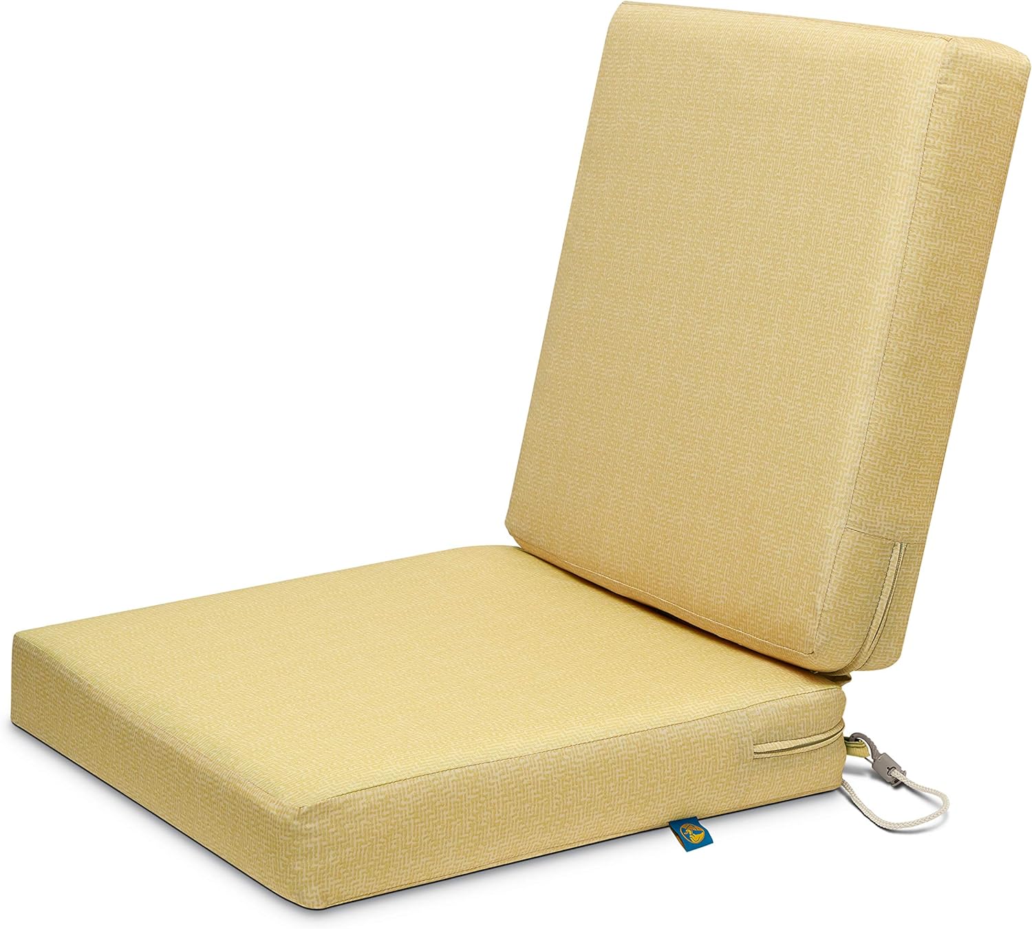 Duck Covers Weekend Water-Resistant 36 x 18 x 3 Inch Outdoor Dining Chair Cushions, Blue Shadow : Garden & Outdoor