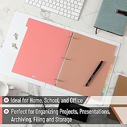 Mr. Pen- Binder Dividers with Tabs, Pack of 2 Sets
