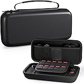 PAWDIARY Black Carrying Case for Nintendo Switch 2(2025), Portable Travel Bag Pouch for Switch 2 Console & Accessories, Protective Hard Shell Switch 2 Accessories Bundle, Large Capacity Storage