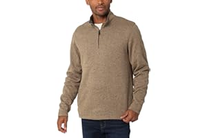 Wrangler Authentics mens Long Sleeve Fleece Quarter-zip