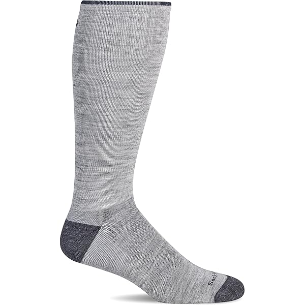 Calzini A Compressione Medica VIM & VIGR 20-30 MmHg, Cotone, Taglia L/XL, Colori Grigio Scuro/Chiaro - 3